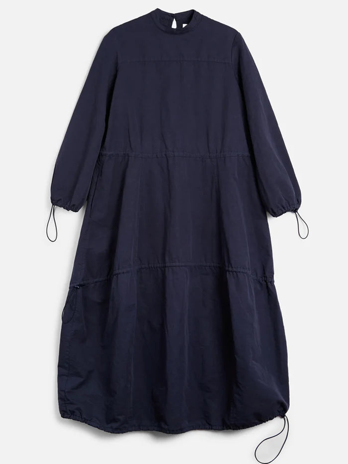 Carter Dress Linen — NAVY WASHED