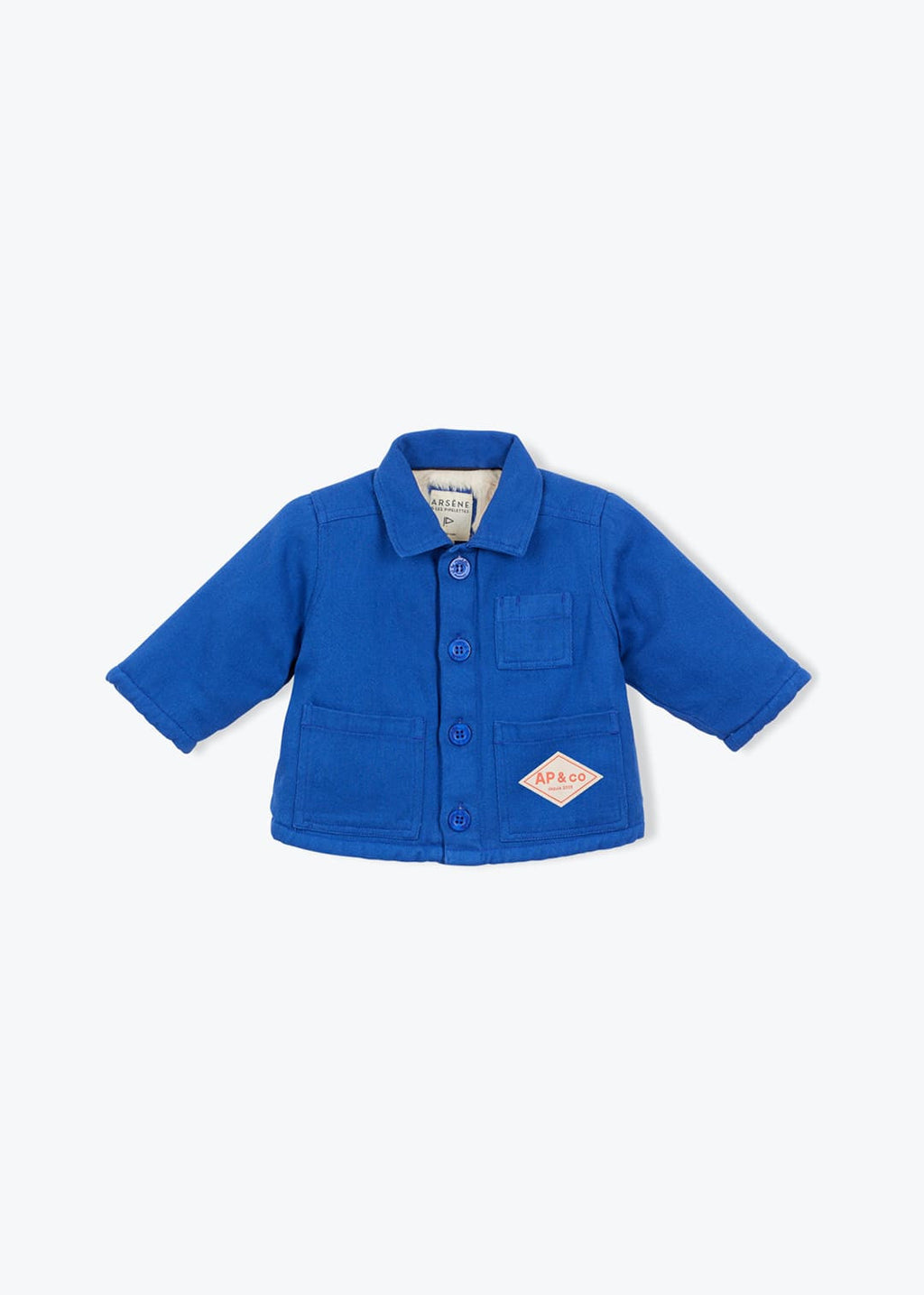 Arsène Baby Fur Jacket  — COBALT