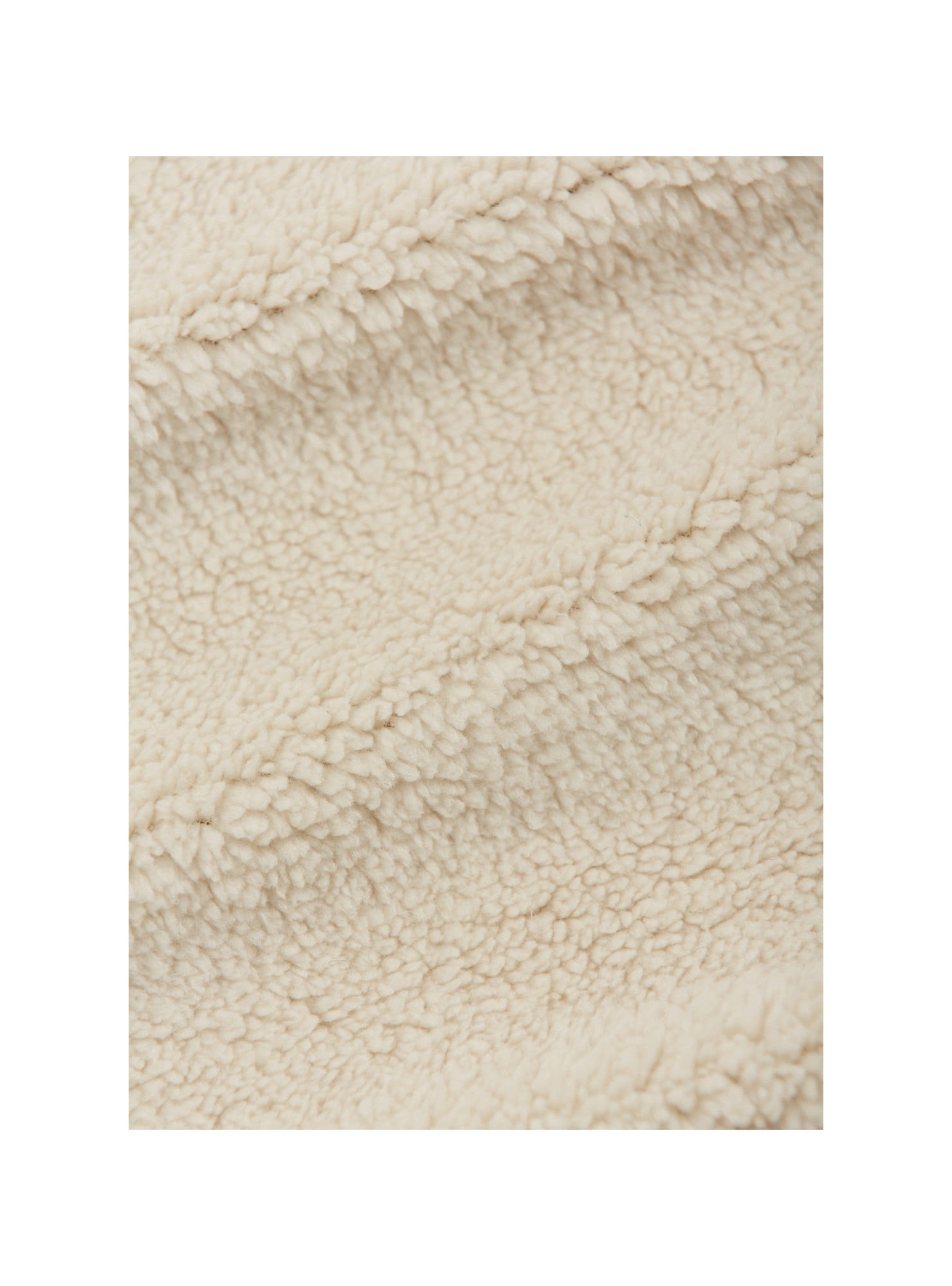Malo Chapka Twill Fur Baby Hat — BEIGE