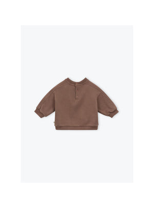 Gibson Baby Sweatshirt Squirrel BIO — MARRON GLACE