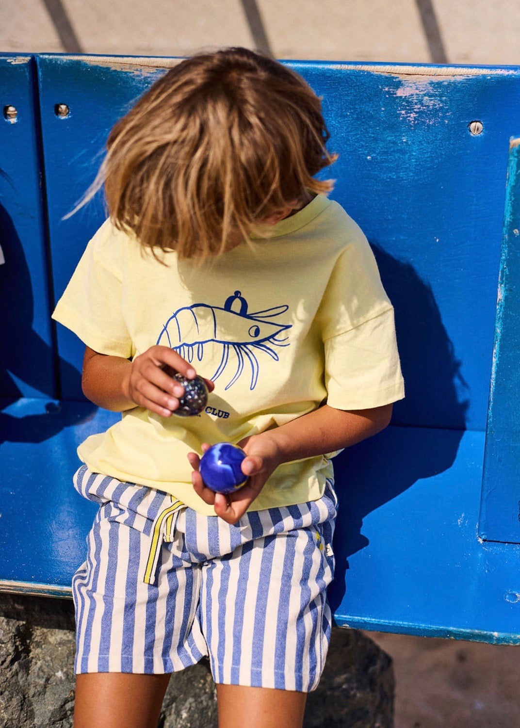 Francelin Bermuda Stripes Transat — COBALT