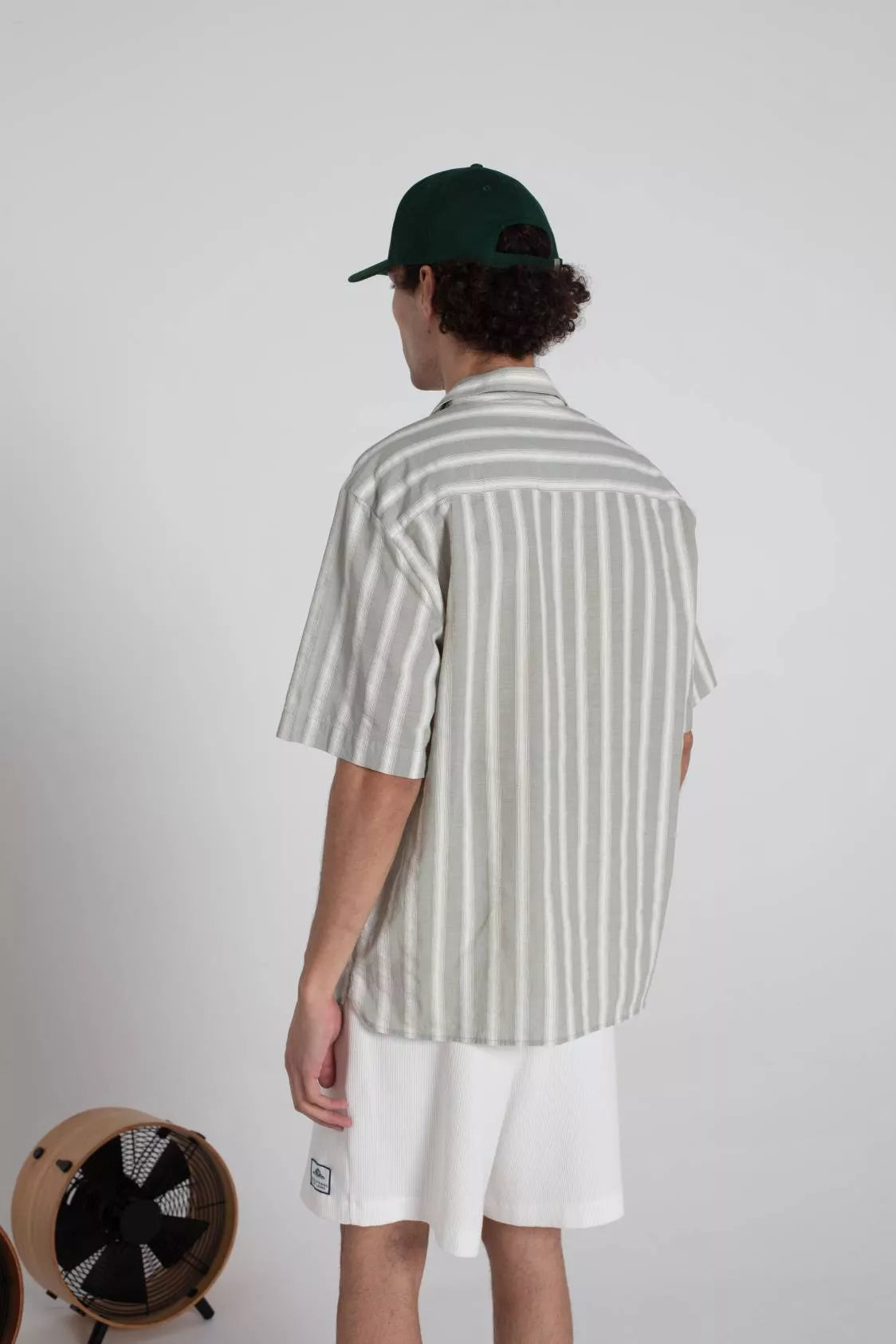 Campeche Stripes Shirt — GREEN