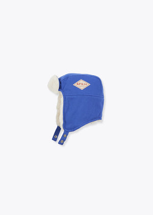 Gary Chapka Twill Fur Baby Hat — COBALT