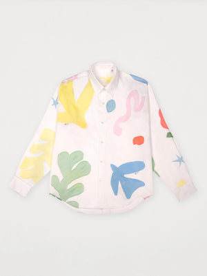 Watercolour Shirt — WHITE MULTI