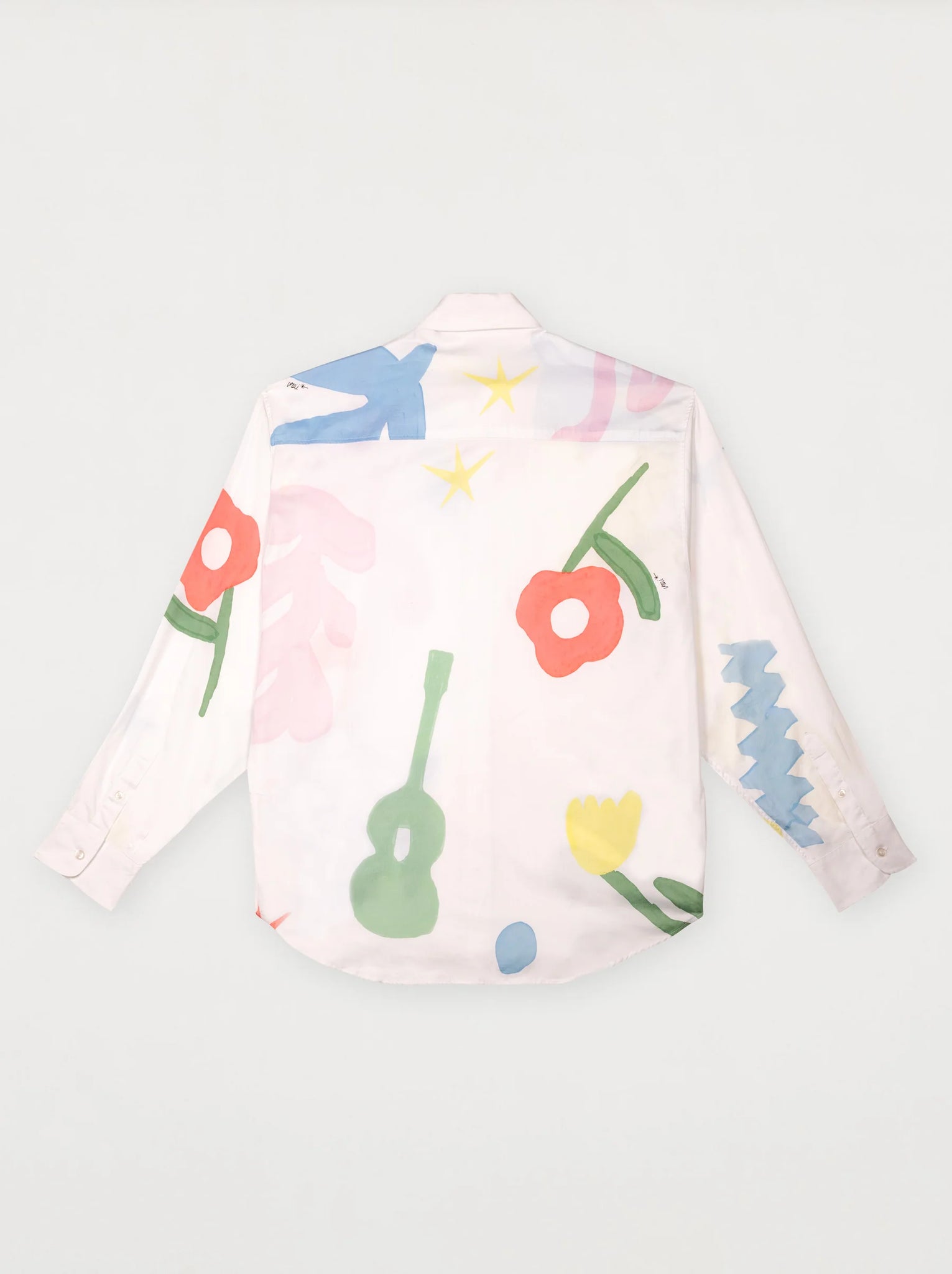 Watercolour Shirt — WHITE MULTI