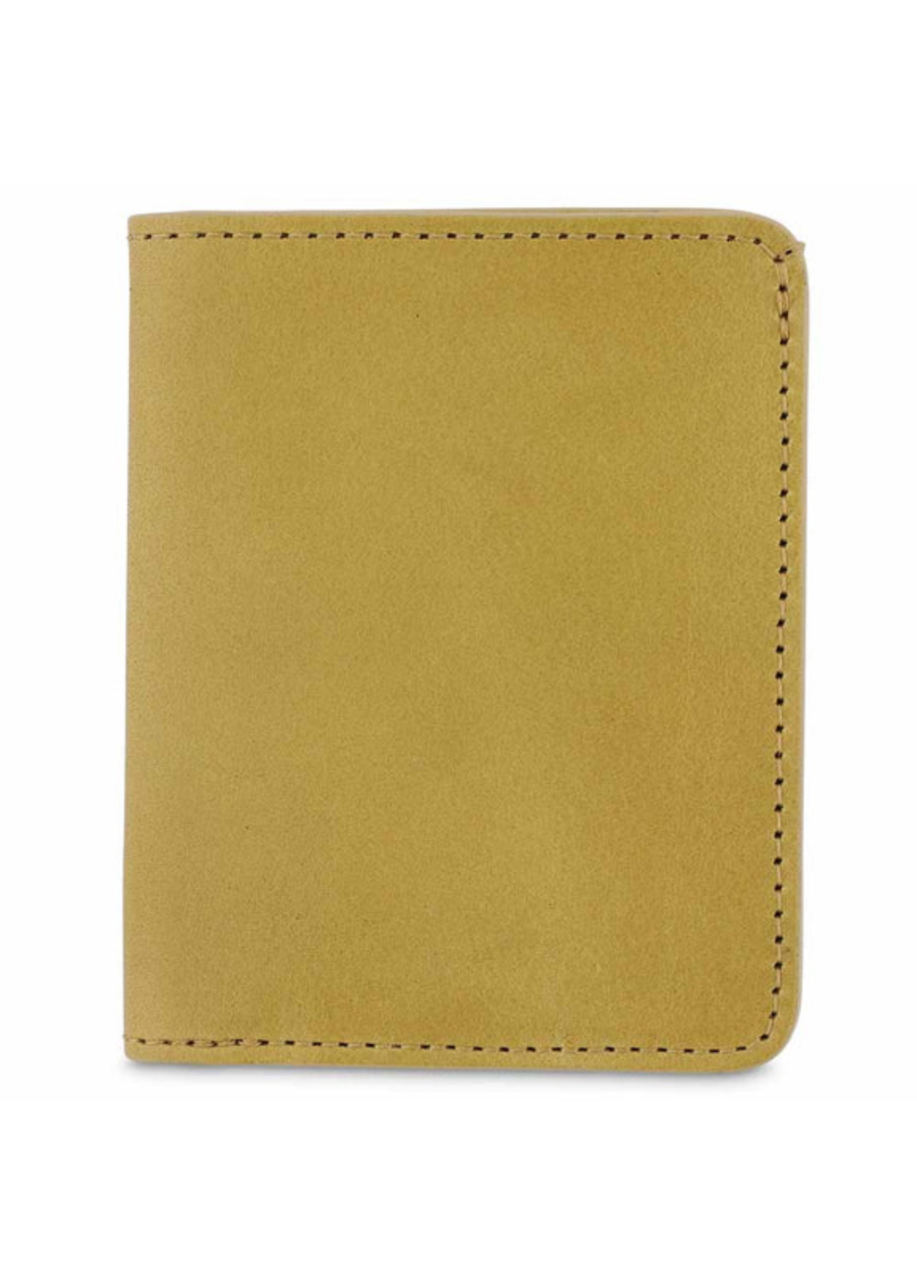 Slim Leather Wallet — DESERT