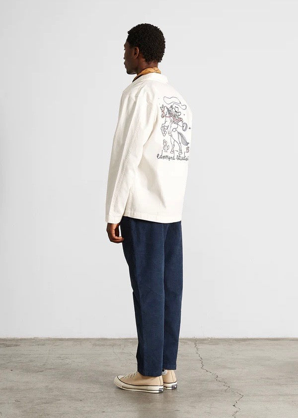 Embroidery Jacket — WHITE