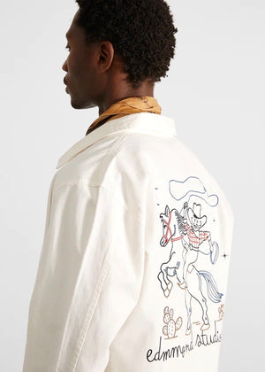 Embroidery Jacket — WHITE