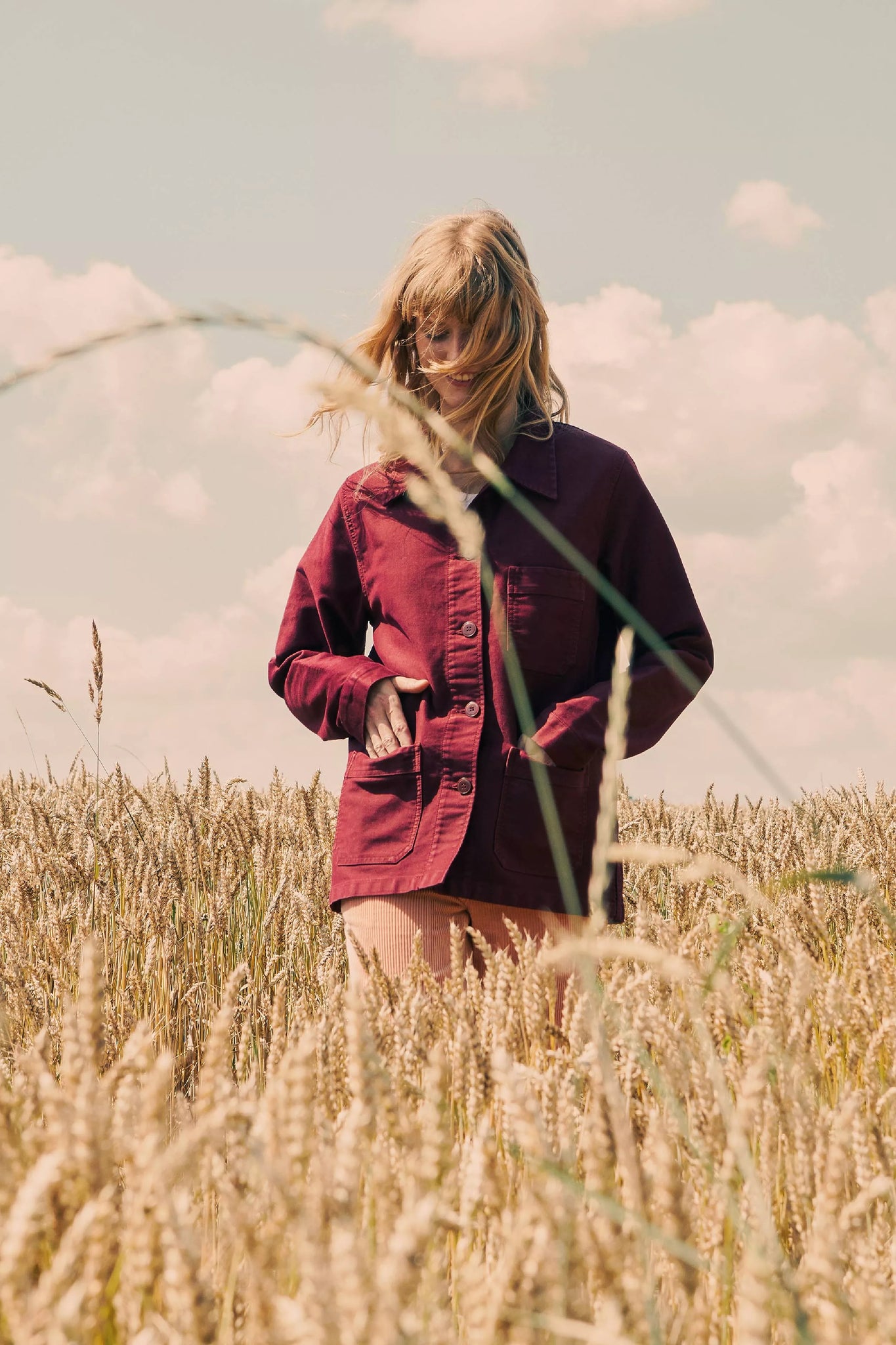 Genuine Work Jacket - Burgundy