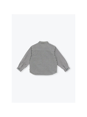 Gaetan Gingham Shirt GOTS  — GREEN
