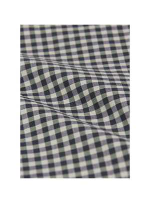 Gaetan Gingham Shirt GOTS  — GREEN