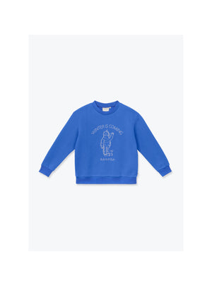 Greg Grizzly Sweatshirt Bio  — COBALT
