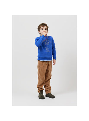 Greg Grizzly Sweatshirt Bio  — COBALT