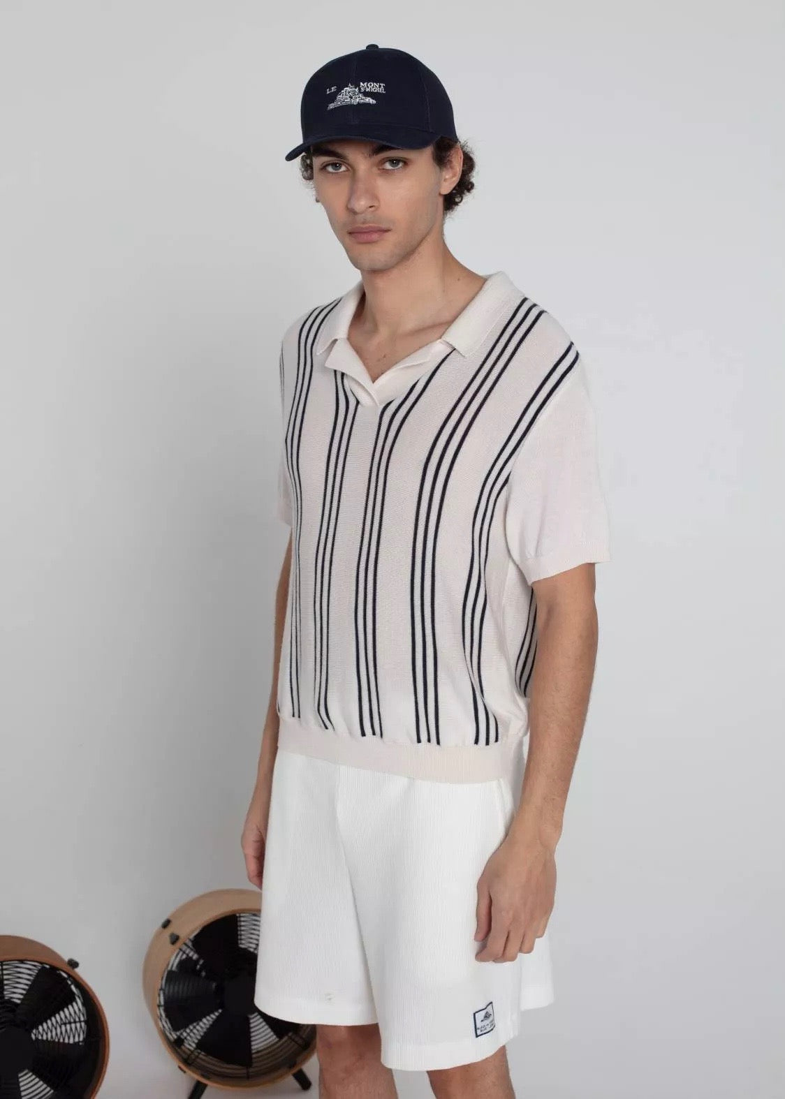 Manilo Stripes Sweater - WHITE