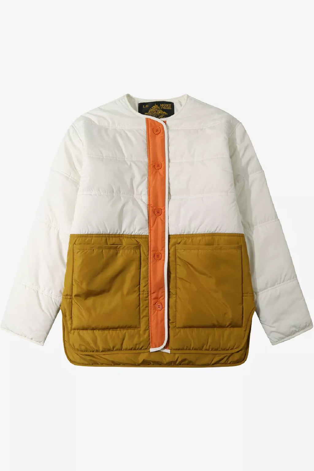 MSM Milio Tricolor Padded Jacket — CAMEL