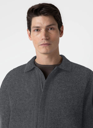 Double Face Jacket - Charcoal