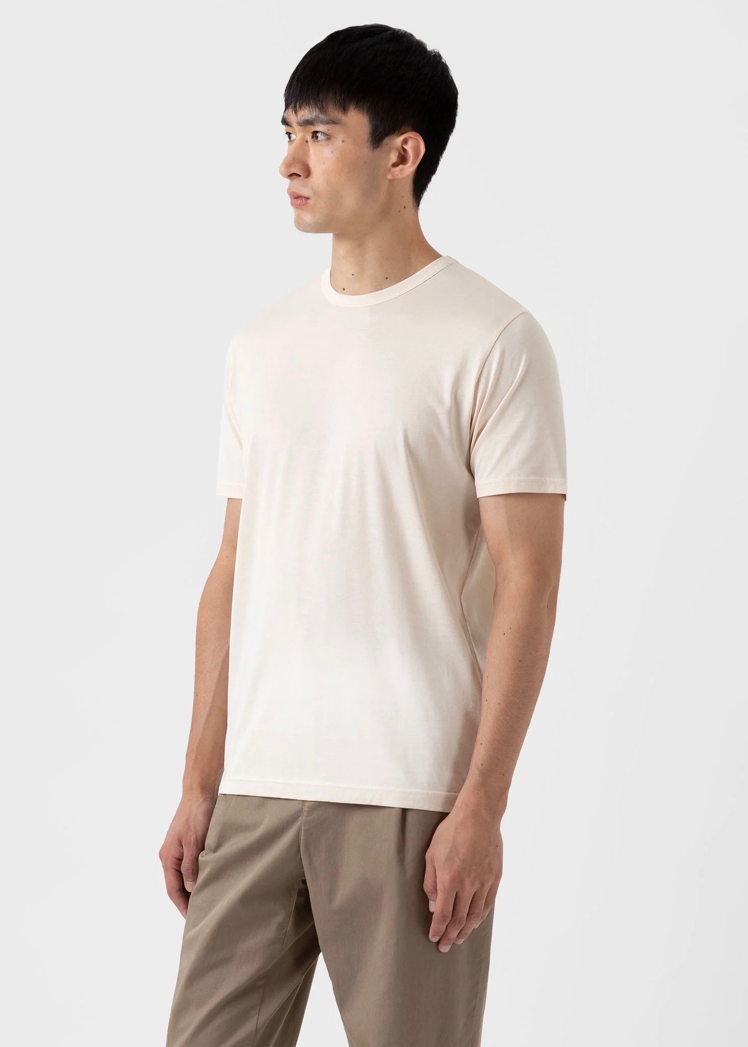 SS Crew Neck T-Shirt — UNDYED