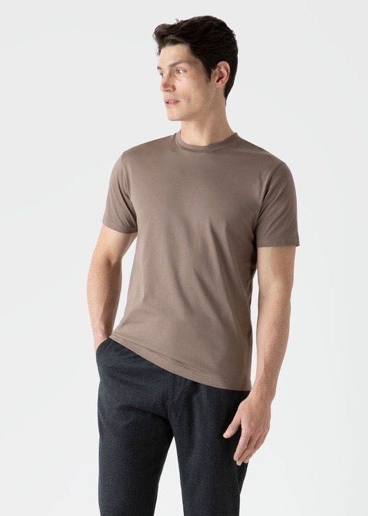 Riviera Crew Neck T-Shirt — CEDAR