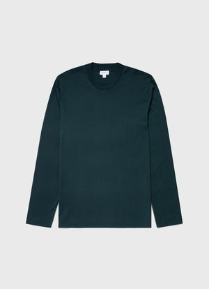 Long Sleeve Heavyweight T Shirt - Peacock