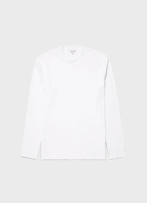 SUNSPEL Long Sleeve Heavyweight T-shirt - WHITE