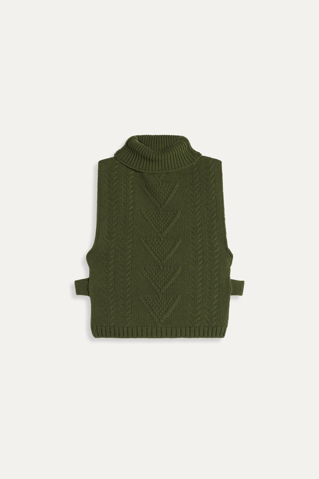 Sarianne Sleeveless Sweater — KAKI
