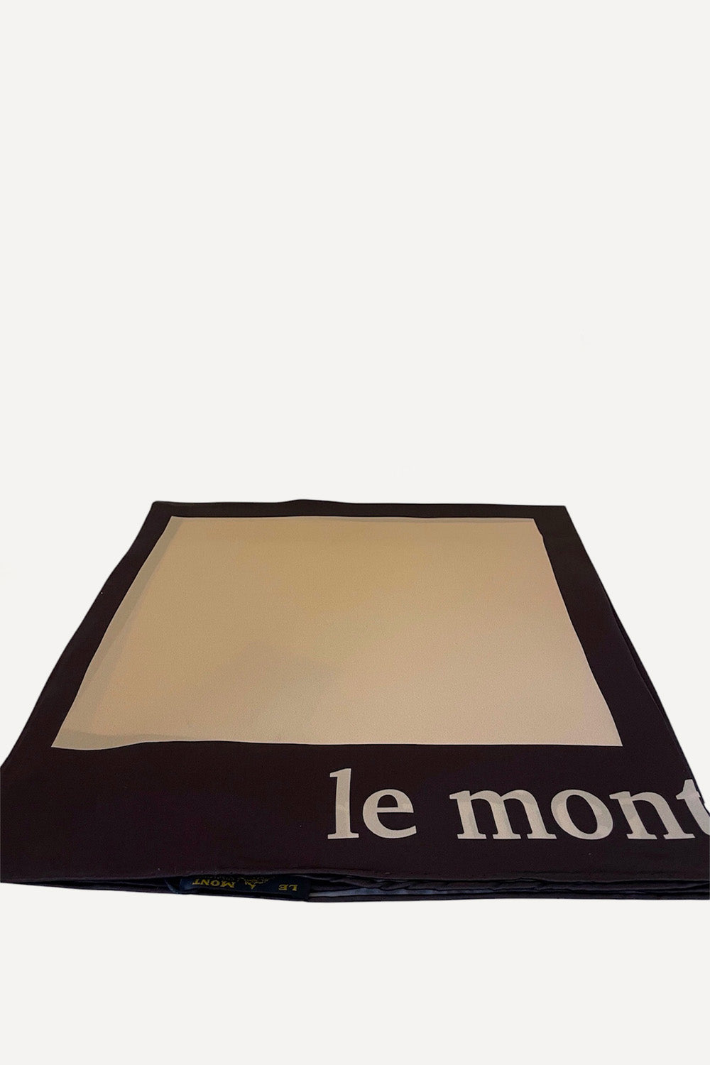 Alvi Silk Scarf — COFFEE / LATTE