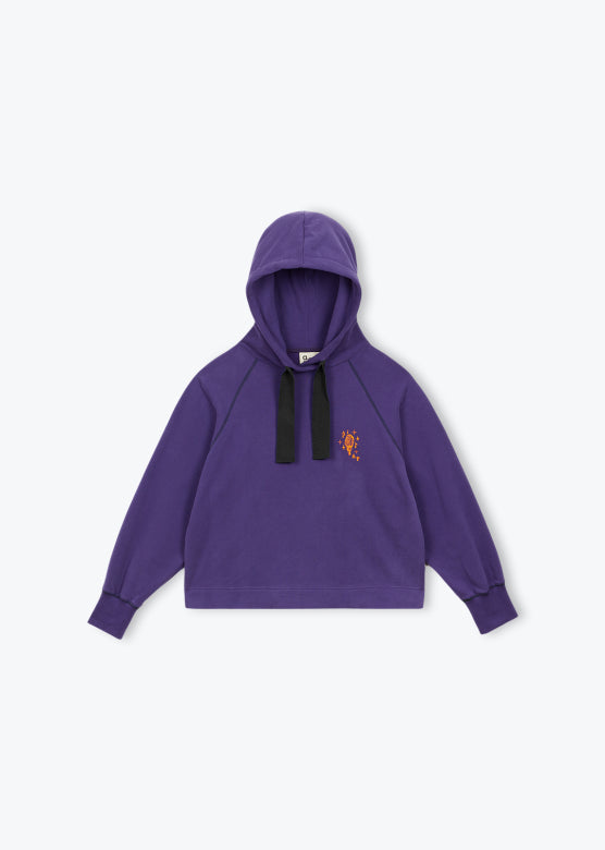 Gaizkane Women's Hoodie BIO — AUBERGINE