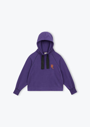 Gaizkane Women's Hoodie BIO — AUBERGINE