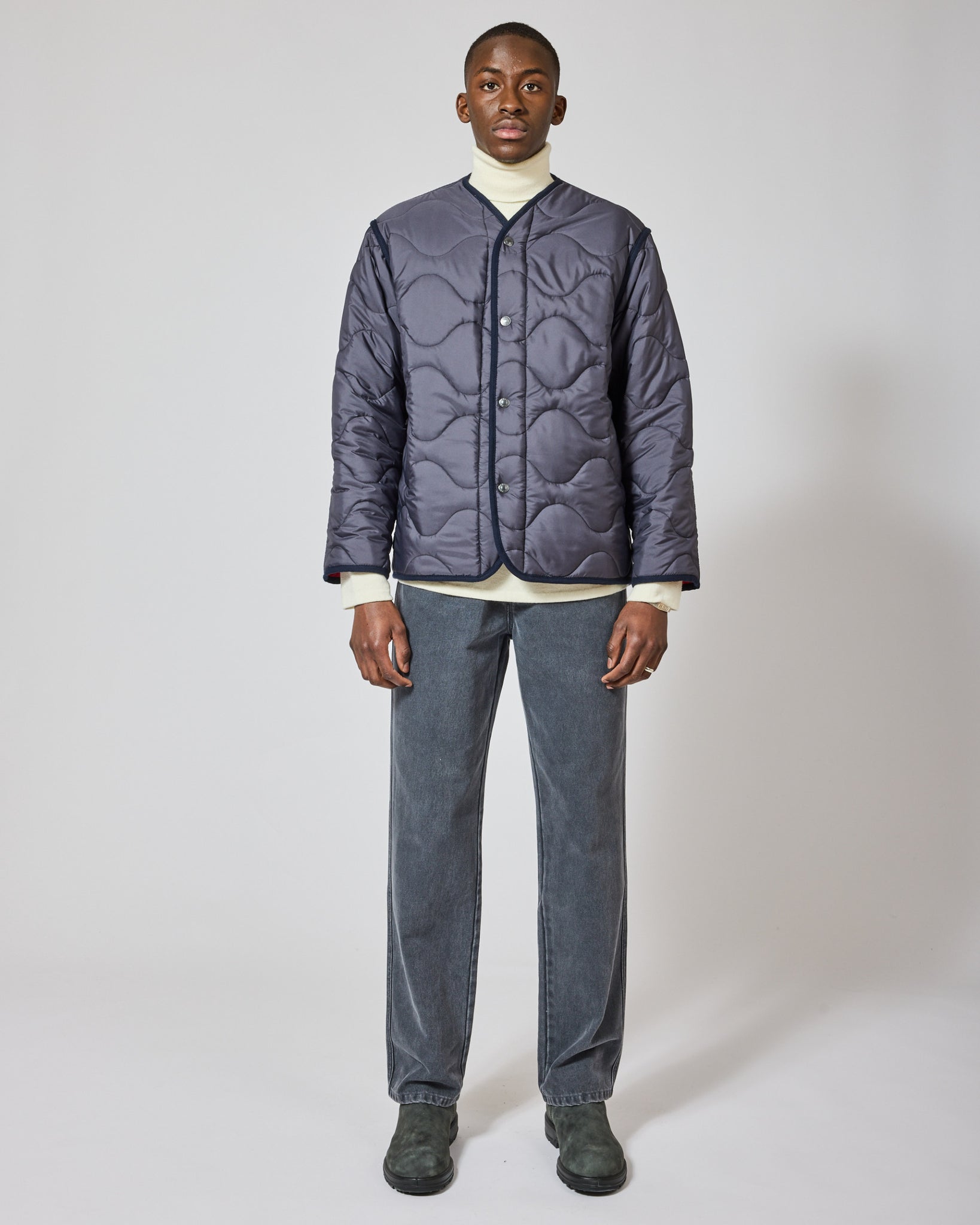 Superlight Liner Jacket — NAVY-RED