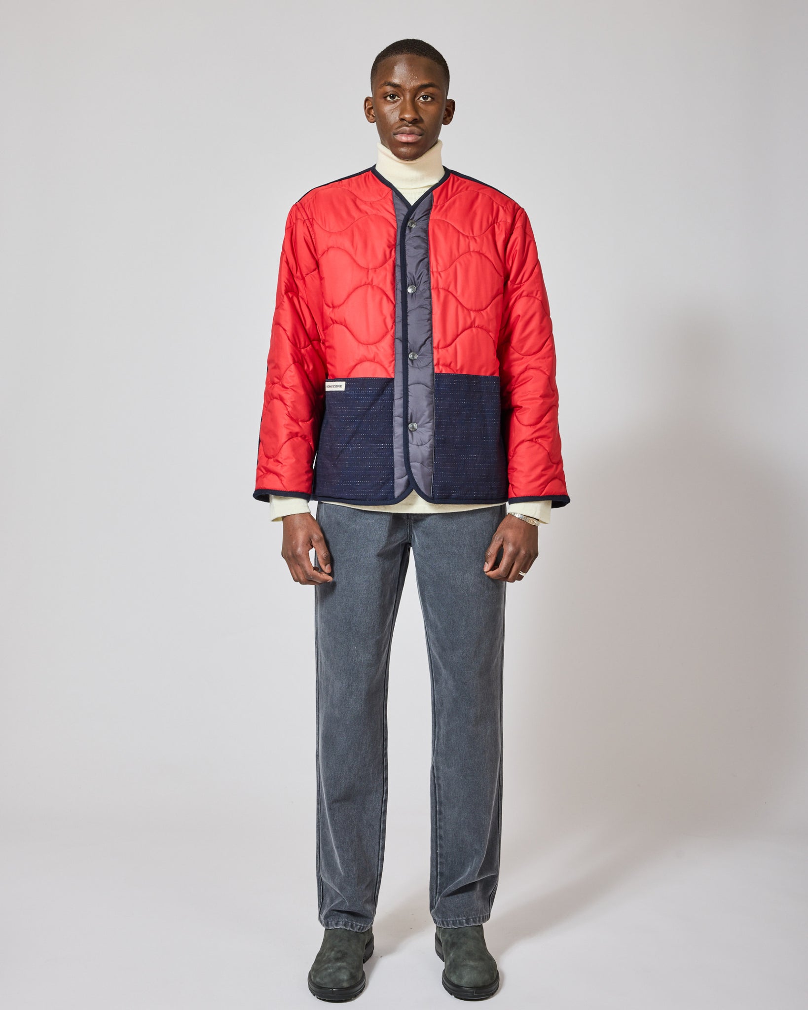 Superlight Liner Jacket — NAVY-RED