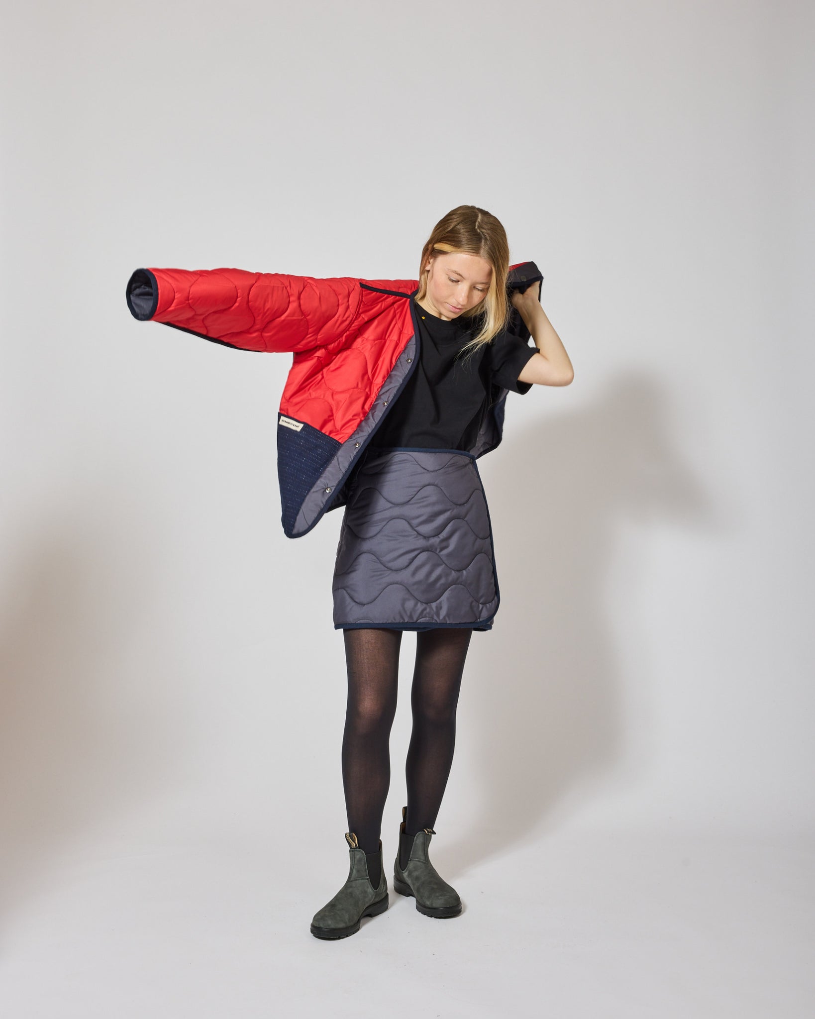 Superlight Liner Jacket — NAVY-RED