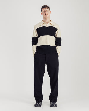 Checkmate Jumper  — OFF-WHITE / BLACK