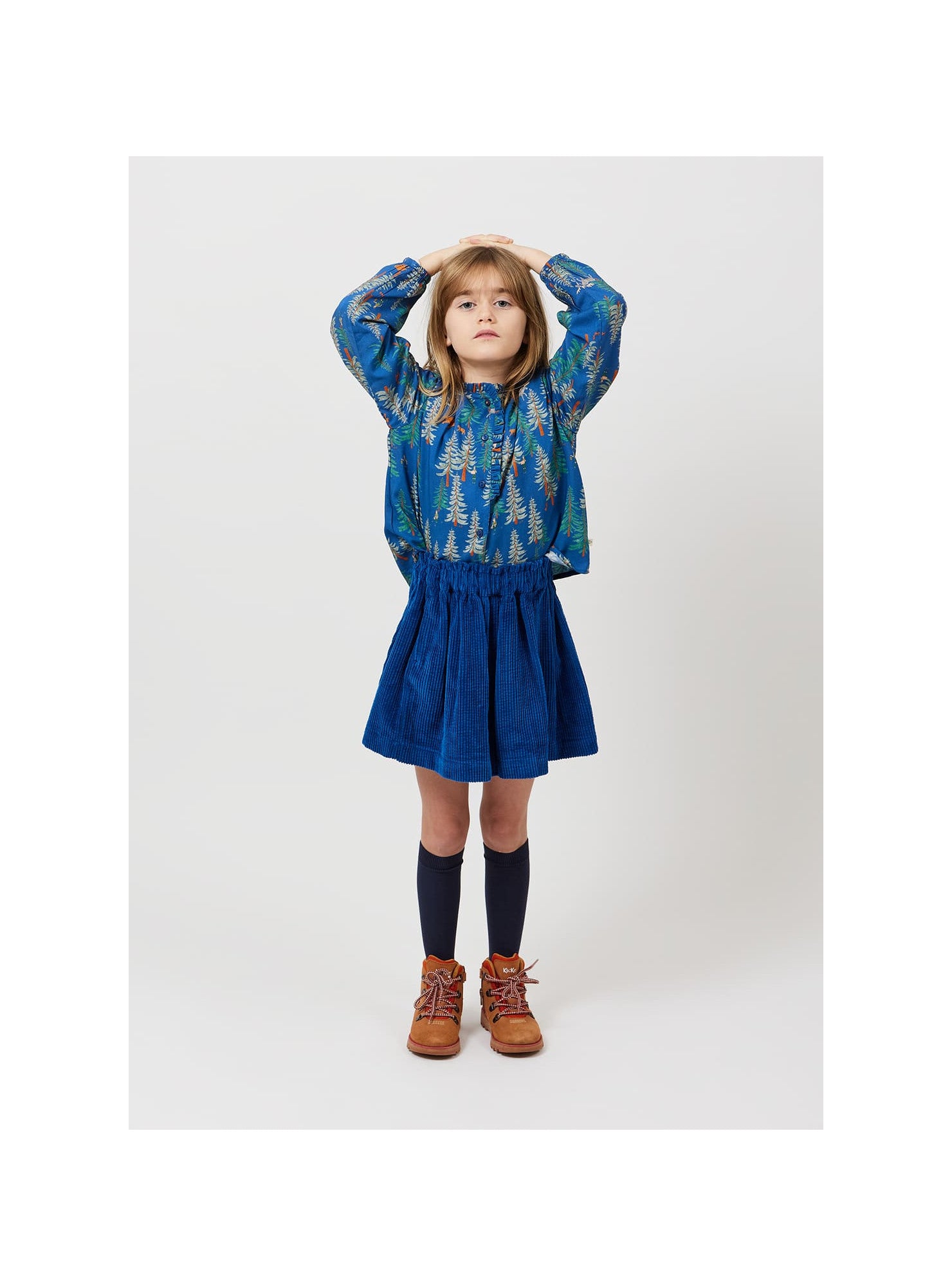 Giustina Pine Blouse  — MULTI SAPIN