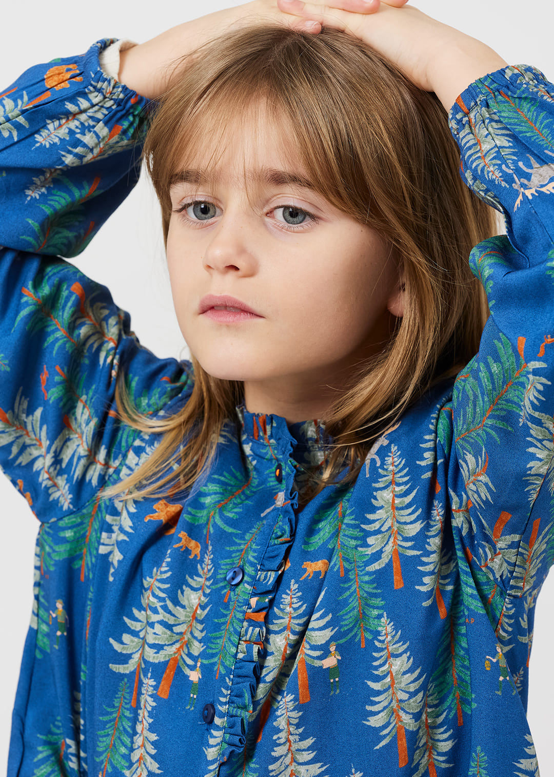 Giustina Pine Blouse  — MULTI SAPIN