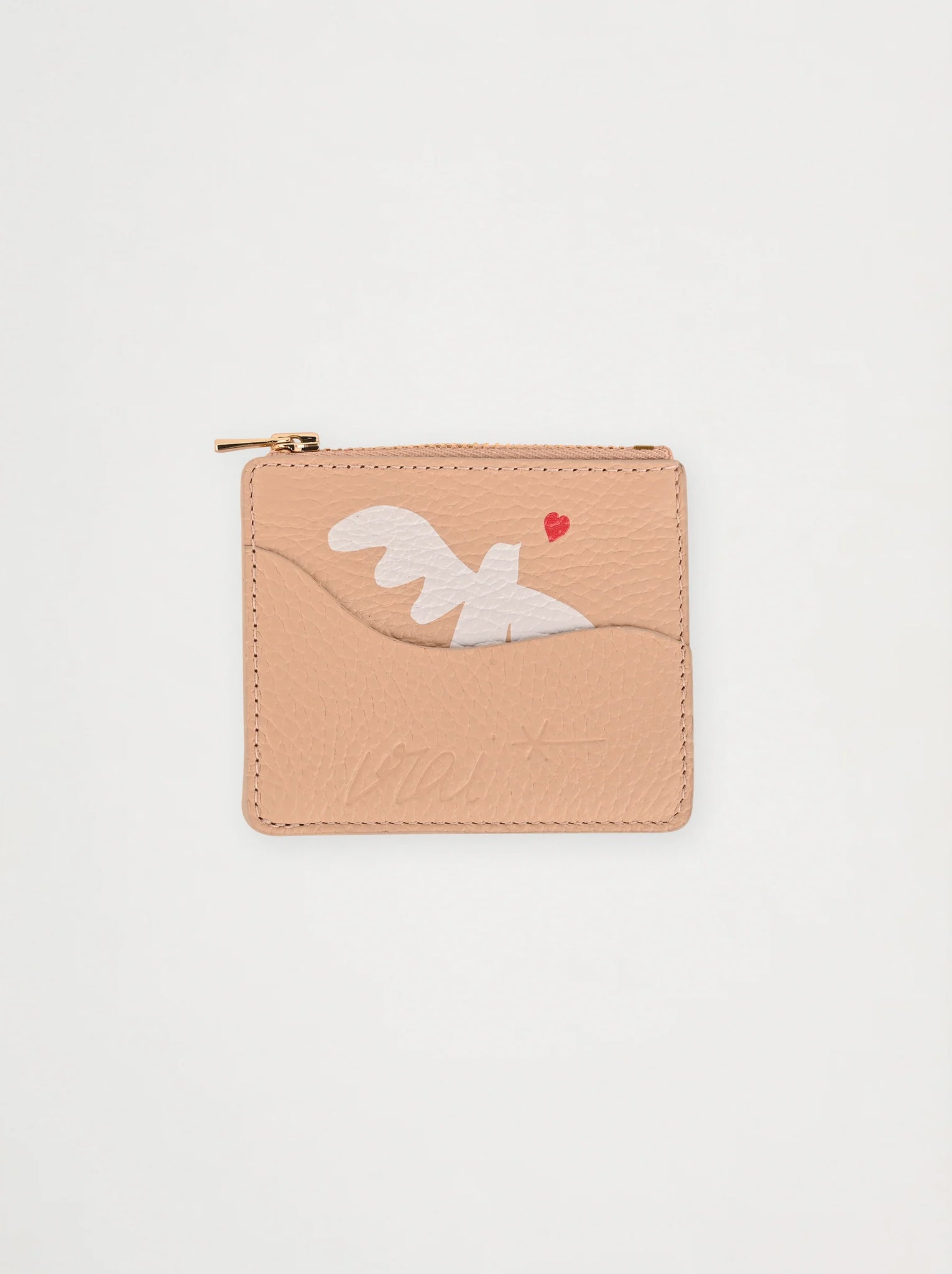 Leather Card Holder — BLANC DE LIN