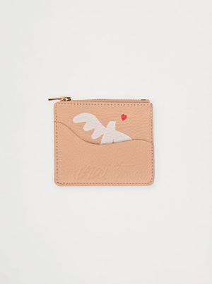 Leather Card Holder — BLANC DE LIN