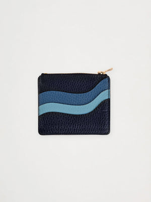 Leather Card Holder — MIDNIGHT BLUE