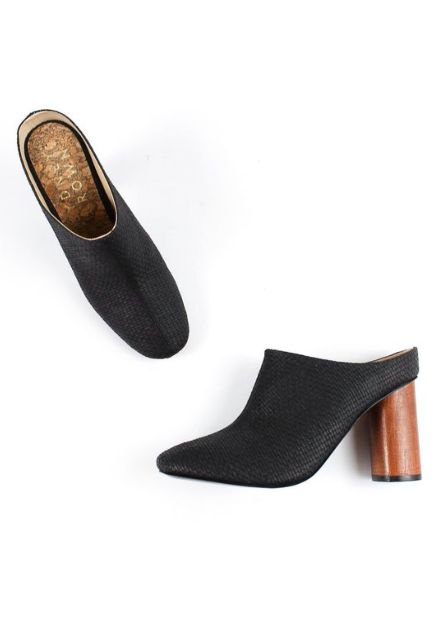 High Mule Shoe — BLACK