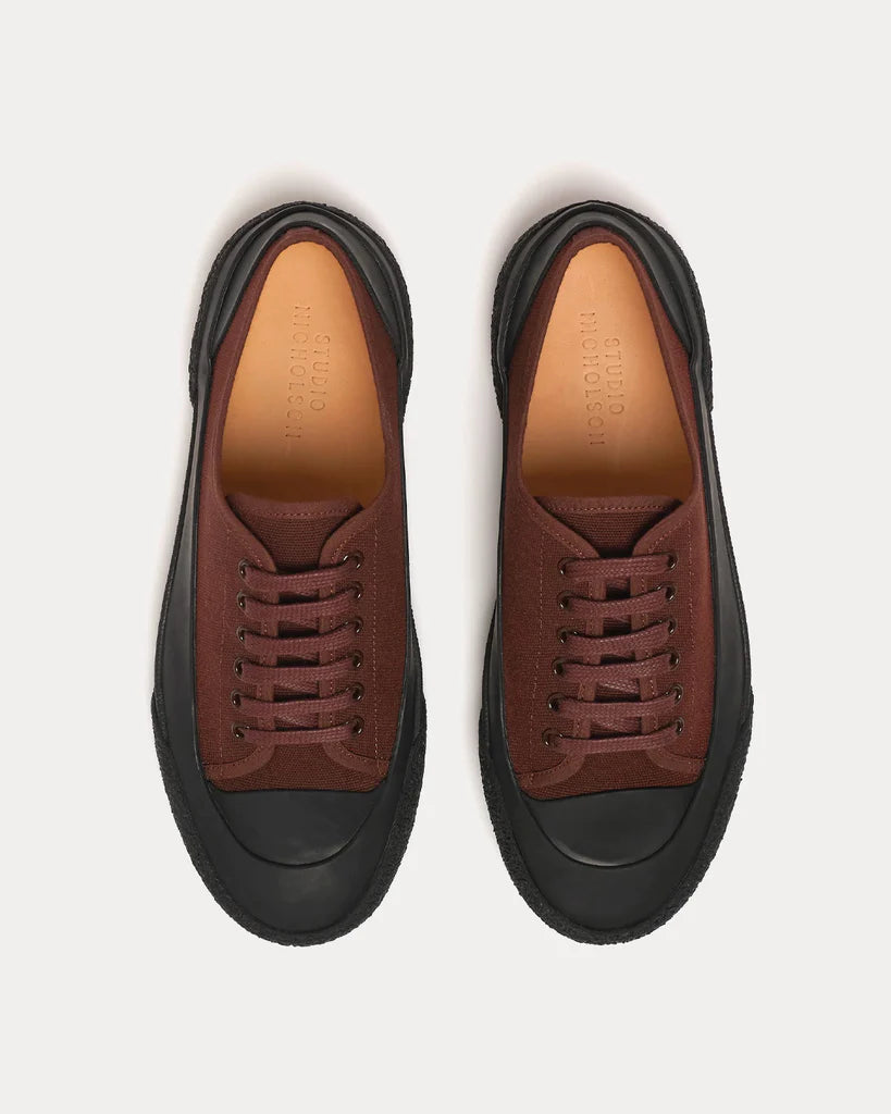 Sharp Canvas Shoe - Chestnut