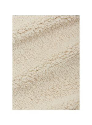 Joe Relaxed Tricolor Sherpa Sweatshirt — BEIGE