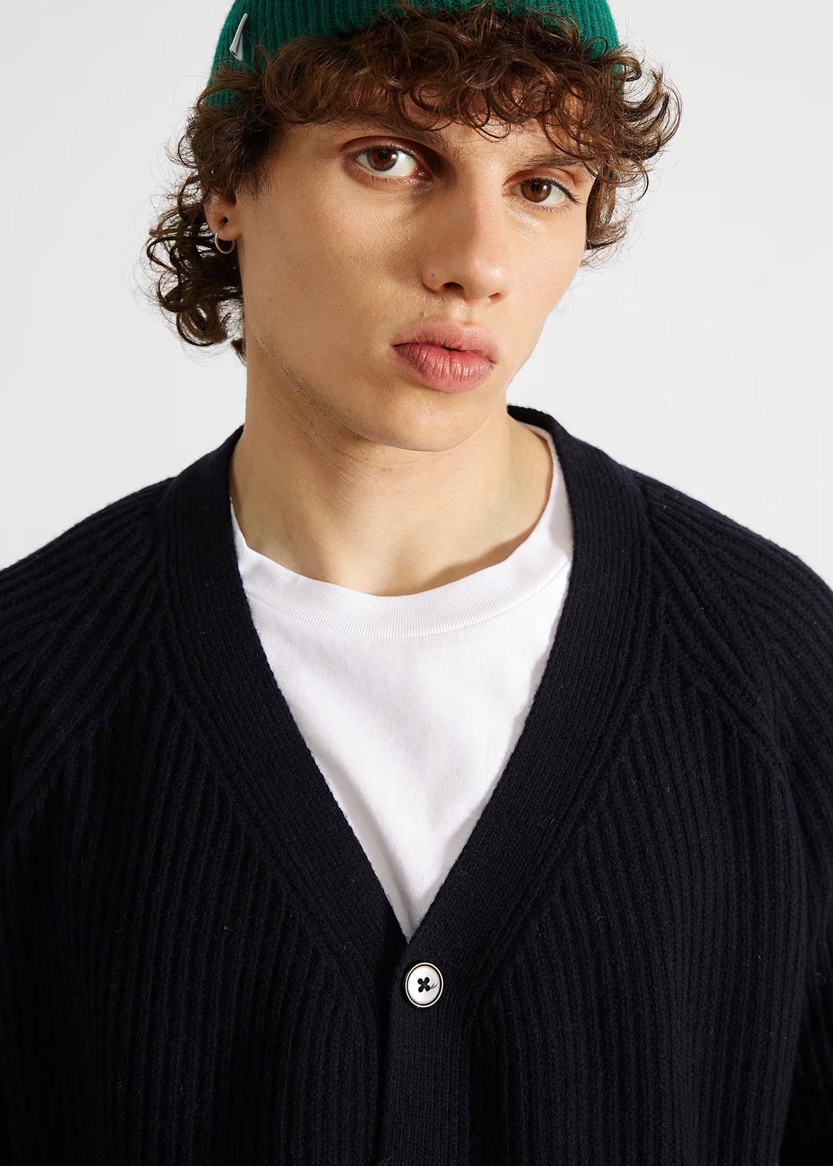 Upper Cardigan — NAVY