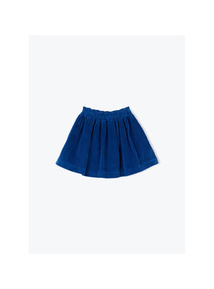 Garance Velvet Skirt GOTS  — NAVY