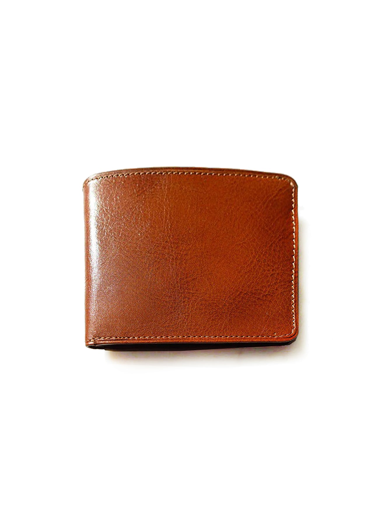 Billfold Leather Wallet — LIGHT BROWN