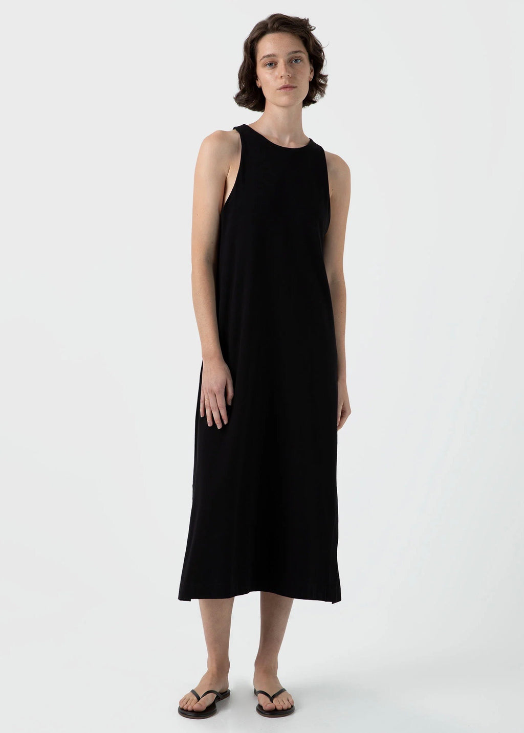 High Neck Dress — BLACK