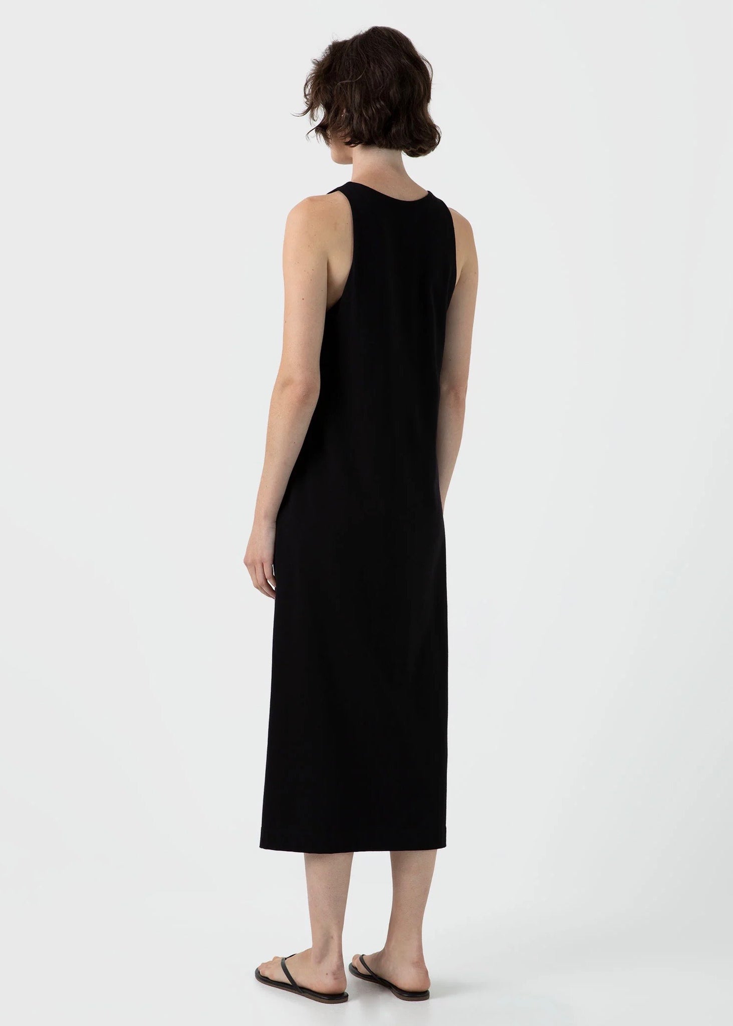 High Neck Dress — BLACK