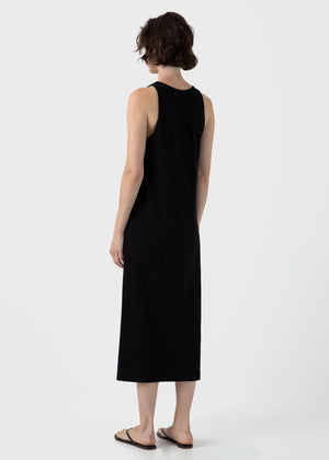 High Neck Dress — BLACK