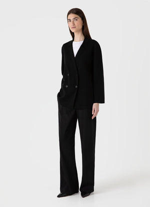 Merino Milano Blazer — BLACK