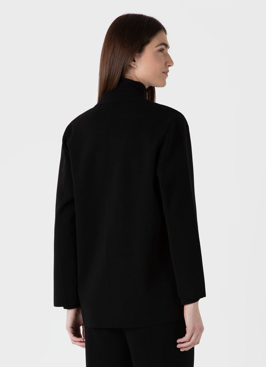 Merino Milano Blazer — BLACK