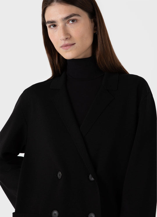 Merino Milano Blazer — BLACK