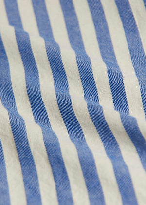 Fauzi Striped Shorts — COBALT